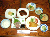 おまかせ定食(1300円)